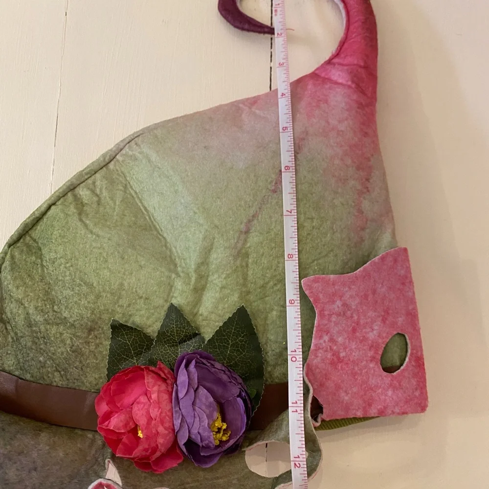 Halloween Party Cosplay Felt Mushroom Fairy Hat Whimsical Fantasy Festival Trend
